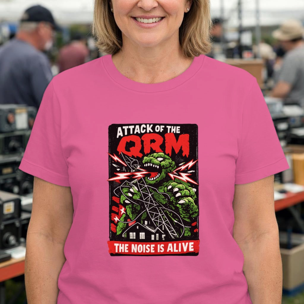 Attack of the QRM Tee - Vintage Monster Radio Shirt (“The Noise Is Alive”)
