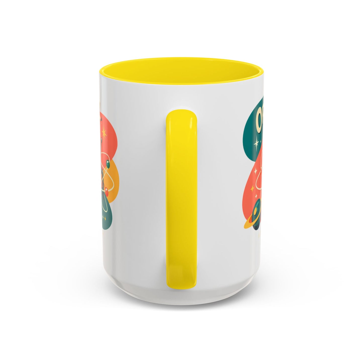 Orbital Brew Coffee Mug - Retro Space Coffee Pot Accent Mug (11/15oz)