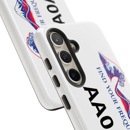 Phone Case — "Find Your Frequency" Graphic Protective Case (Custom Text Option)