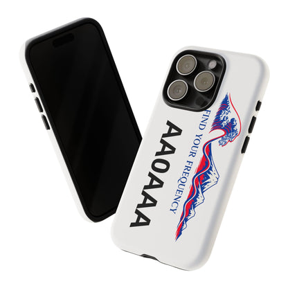 Phone Case — "Find Your Frequency" Graphic Protective Case (Custom Text Option)