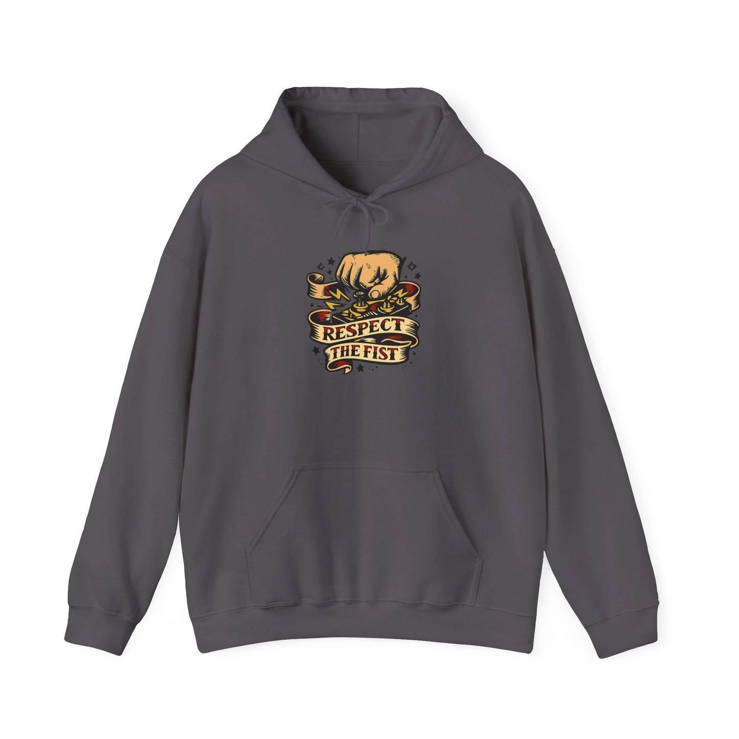 Respect the Fist Hoodie — SOTA Activator Mountain Adventure Pullover