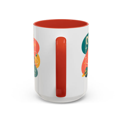 Orbital Brew Coffee Mug - Retro Space Coffee Pot Accent Mug (11/15oz)