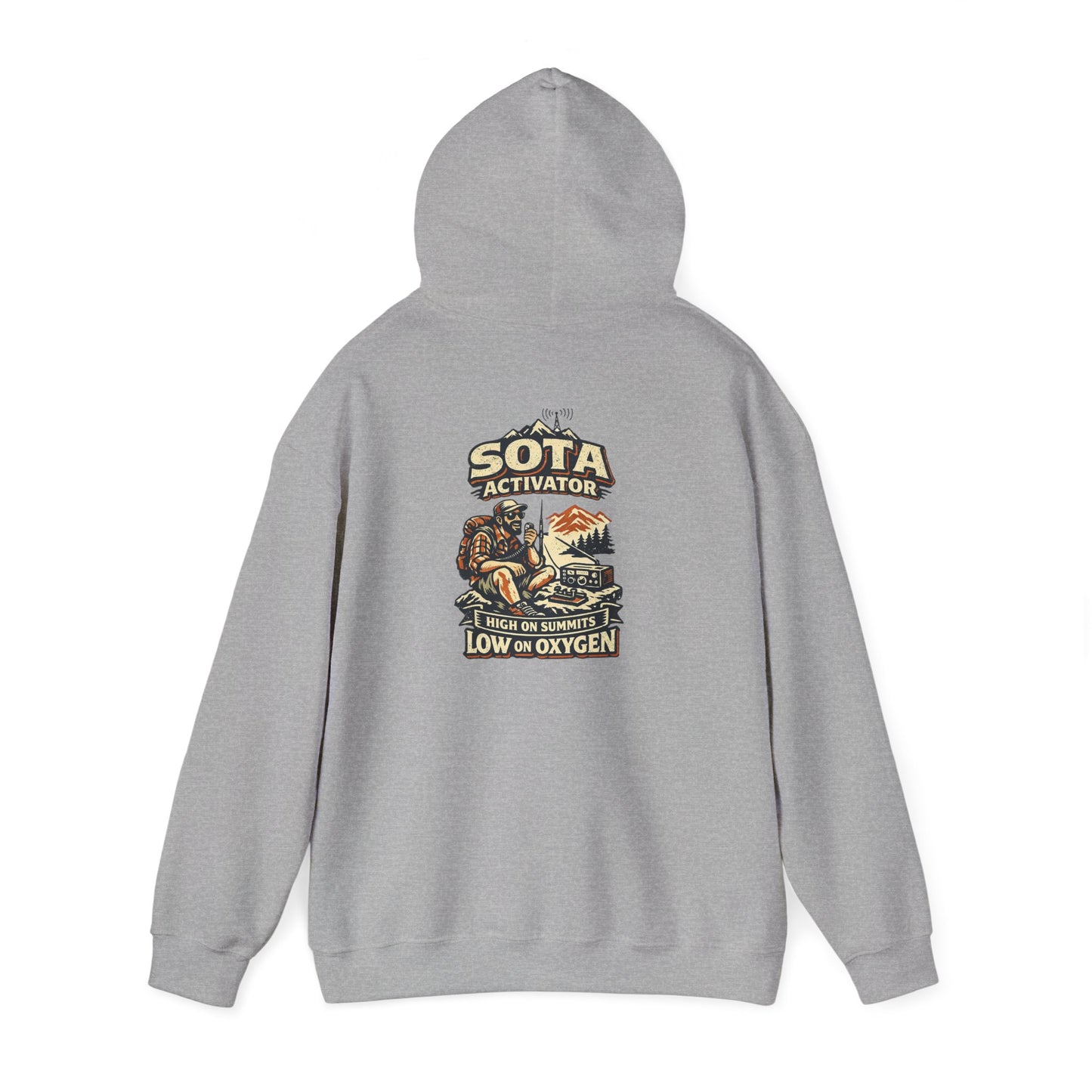 Respect the Fist Hoodie — SOTA Activator Mountain Adventure Pullover
