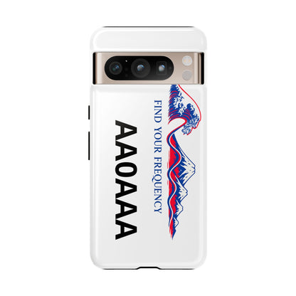 Phone Case — "Find Your Frequency" Graphic Protective Case (Custom Text Option)