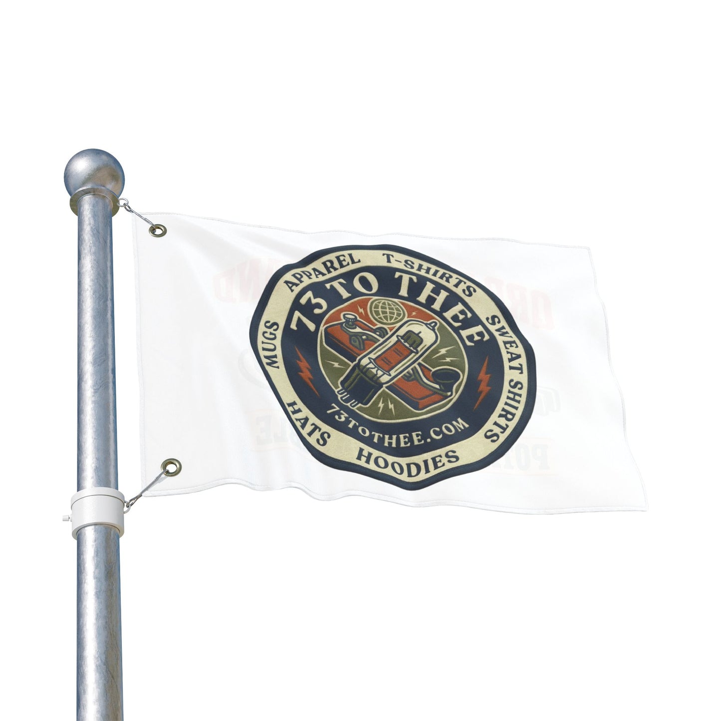 Your Design Double-Sided Flag – Ham Radio Banner