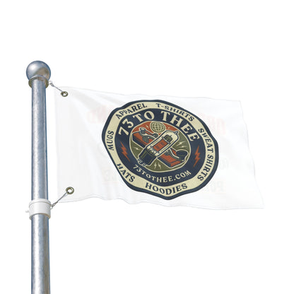Your Design Double-Sided Flag – Ham Radio Banner