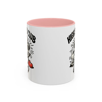 High Speed Club Accent Ham Coffee Mug — Retro DJ Cartoon 11/15oz