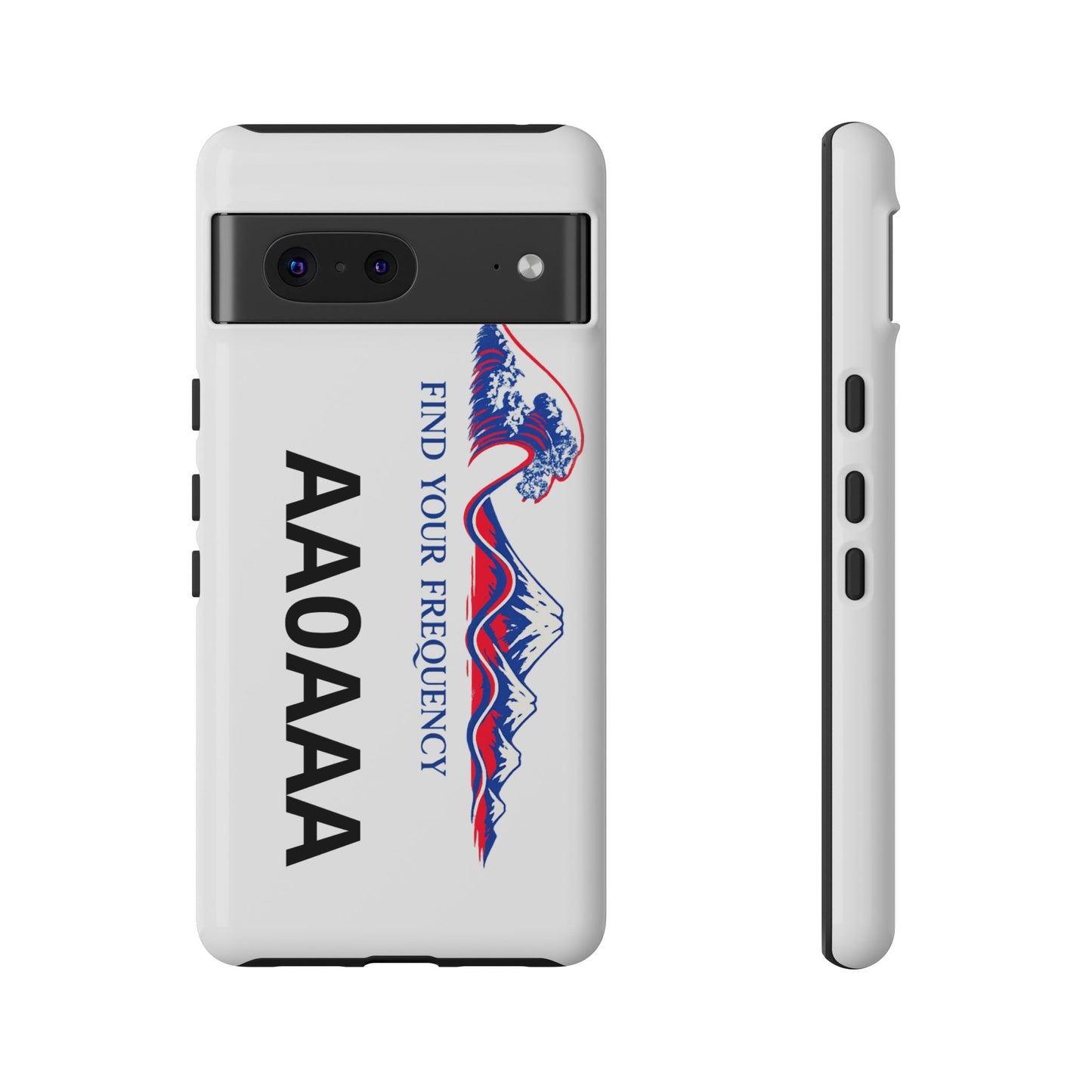 Phone Case — "Find Your Frequency" Graphic Protective Case (Custom Text Option)