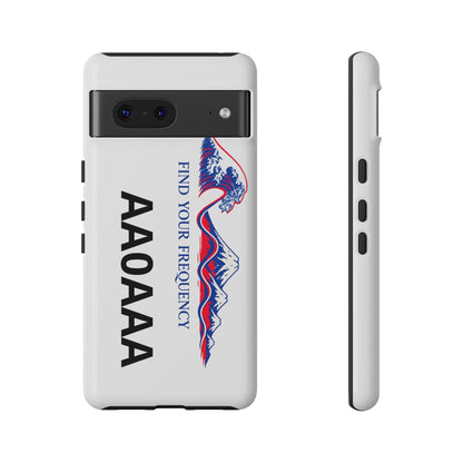 Phone Case — "Find Your Frequency" Graphic Protective Case (Custom Text Option)