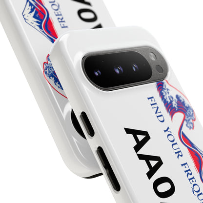 Phone Case — "Find Your Frequency" Graphic Protective Case (Custom Text Option)