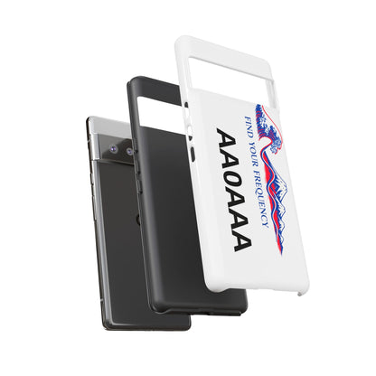 Phone Case — "Find Your Frequency" Graphic Protective Case (Custom Text Option)