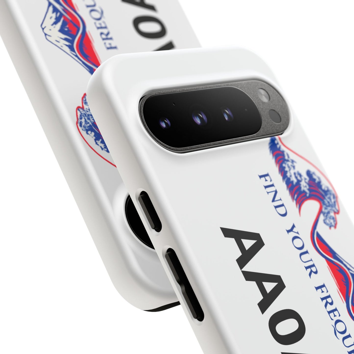 Phone Case — "Find Your Frequency" Graphic Protective Case (Custom Text Option)