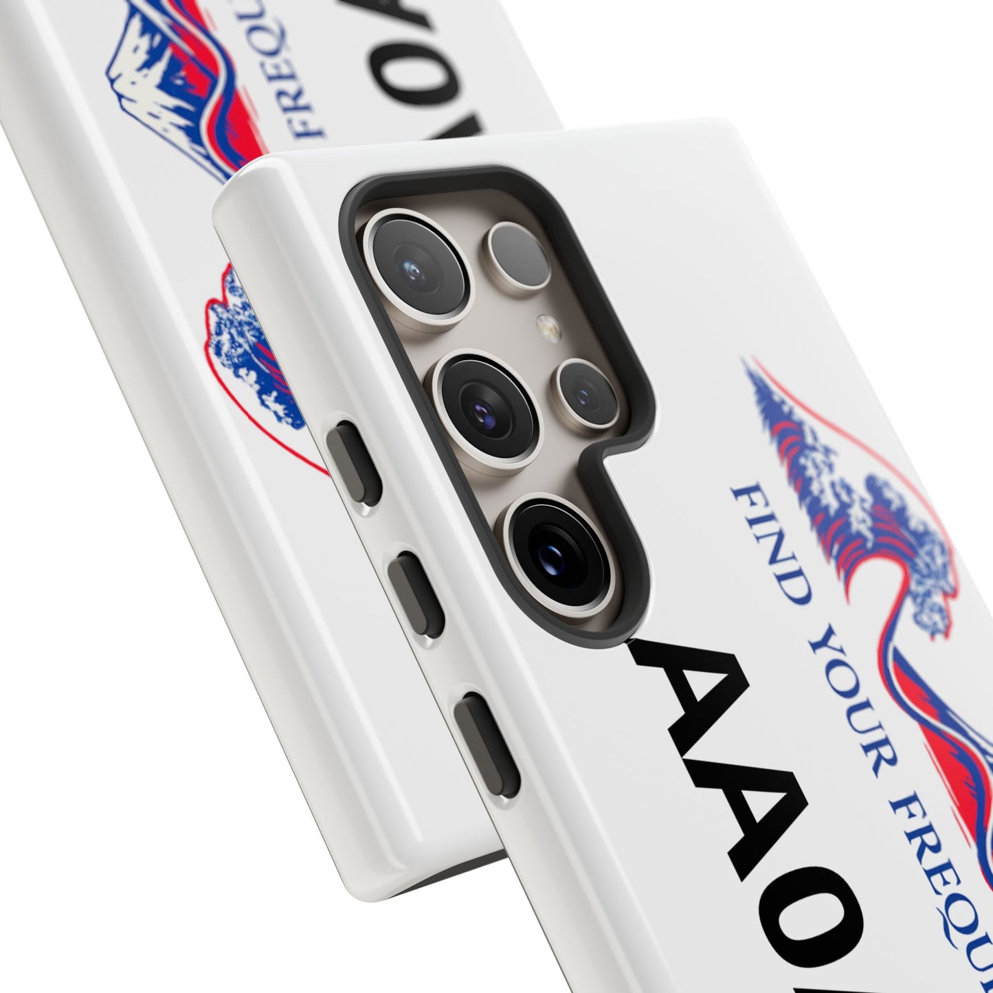 Phone Case — "Find Your Frequency" Graphic Protective Case (Custom Text Option)