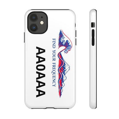 Phone Case — "Find Your Frequency" Graphic Protective Case (Custom Text Option)