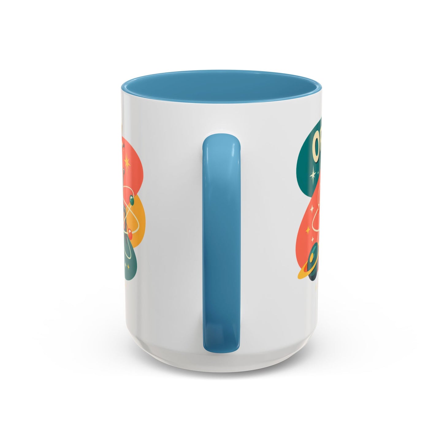 Orbital Brew Coffee Mug - Retro Space Coffee Pot Accent Mug (11/15oz)