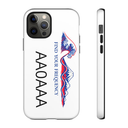 Phone Case — "Find Your Frequency" Graphic Protective Case (Custom Text Option)