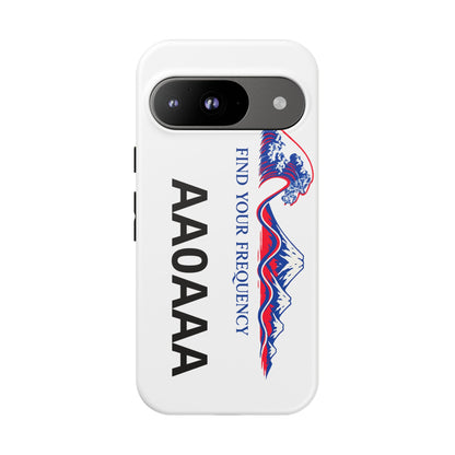 Phone Case — "Find Your Frequency" Graphic Protective Case (Custom Text Option)