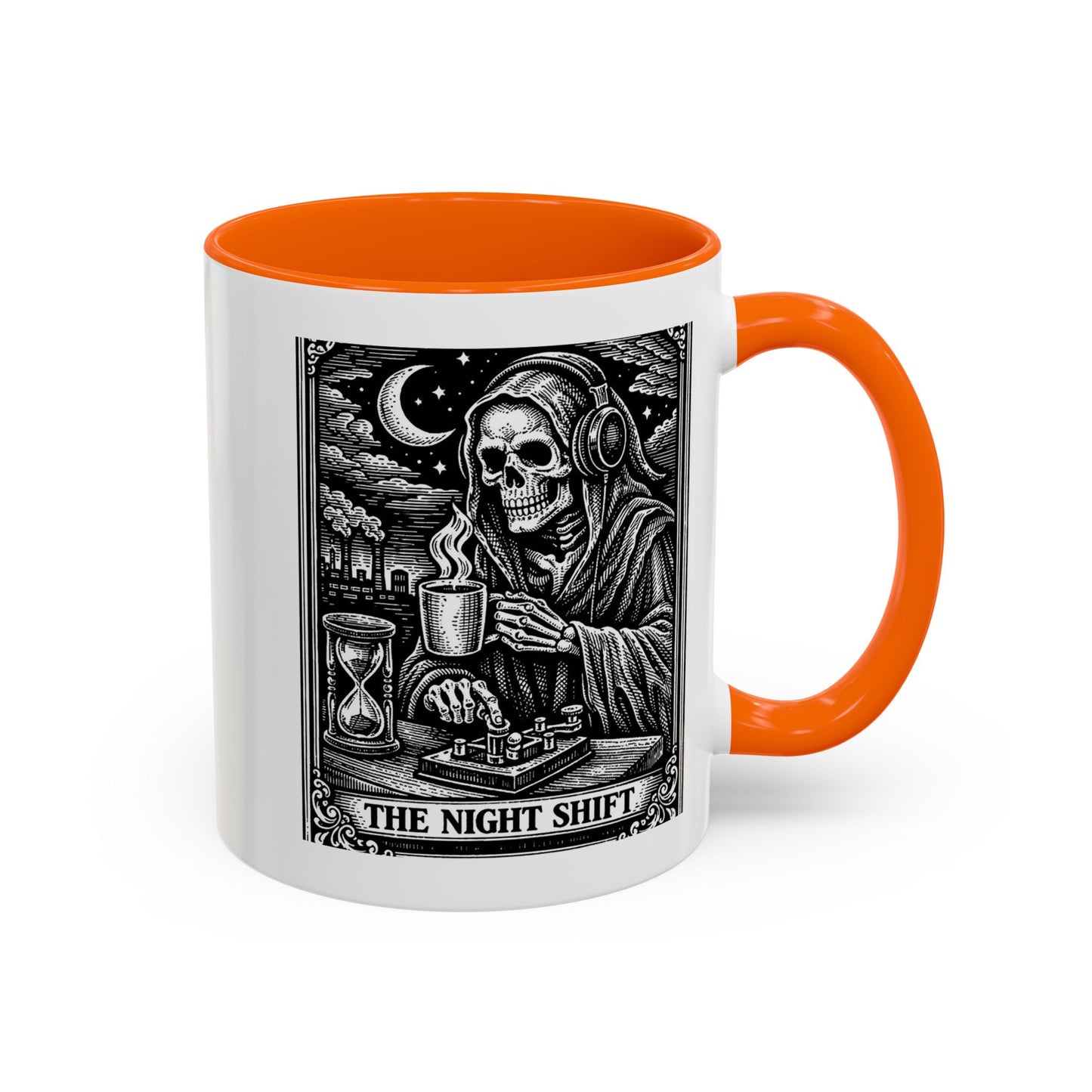 The Night Shift Ham Skull Coffee Mug — Gothic Accent 11/15oz