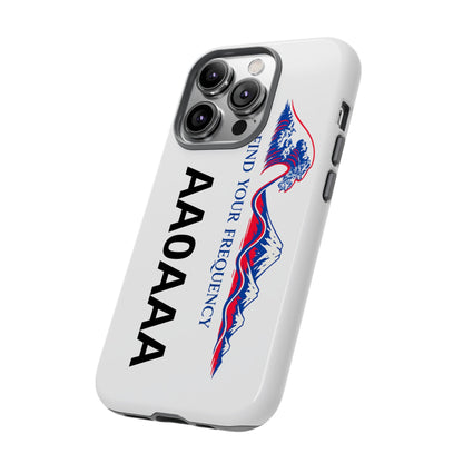 Phone Case — "Find Your Frequency" Graphic Protective Case (Custom Text Option)