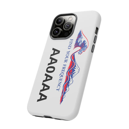 Phone Case — "Find Your Frequency" Graphic Protective Case (Custom Text Option)