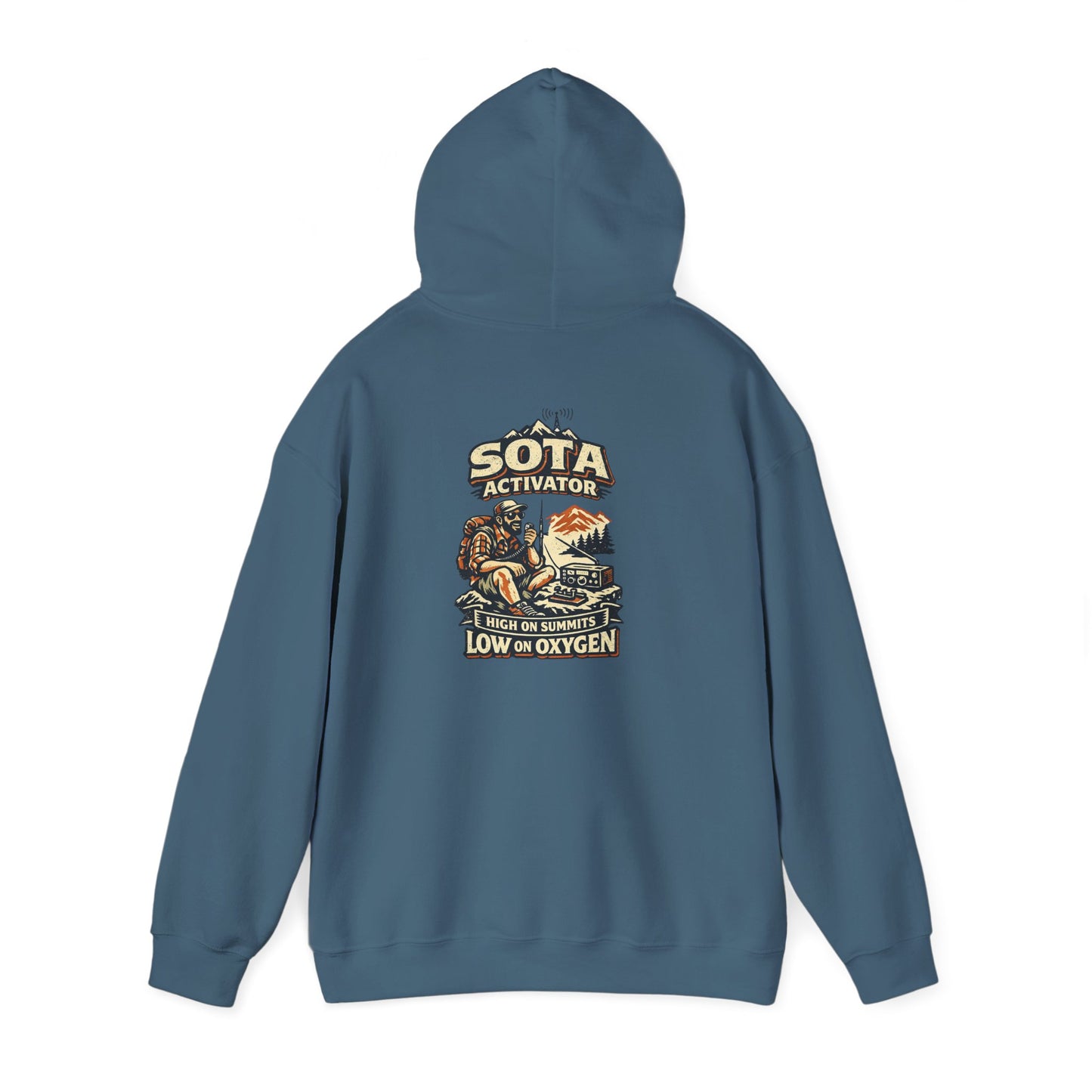Respect the Fist Hoodie — SOTA Activator Mountain Adventure Pullover