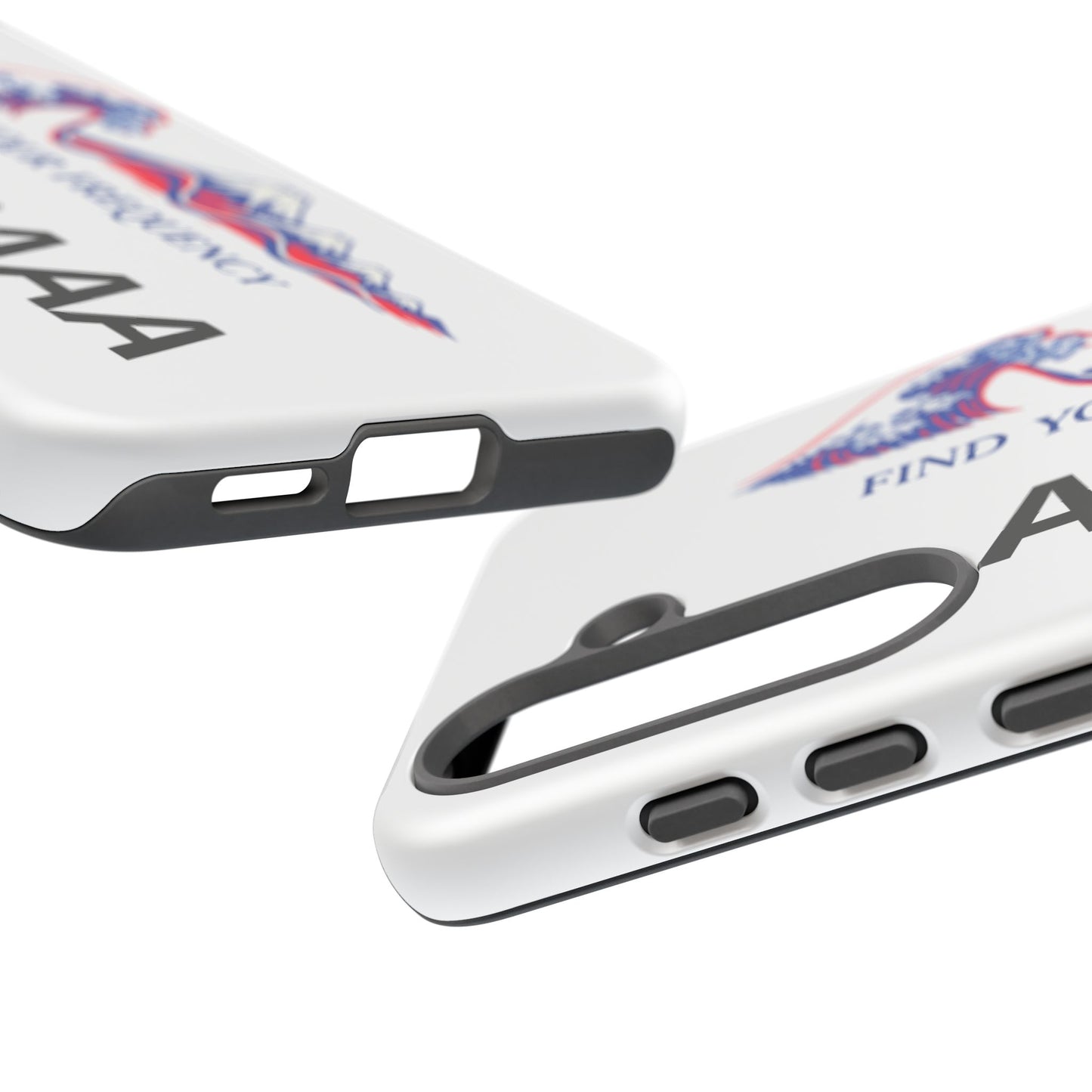 Phone Case — "Find Your Frequency" Graphic Protective Case (Custom Text Option)