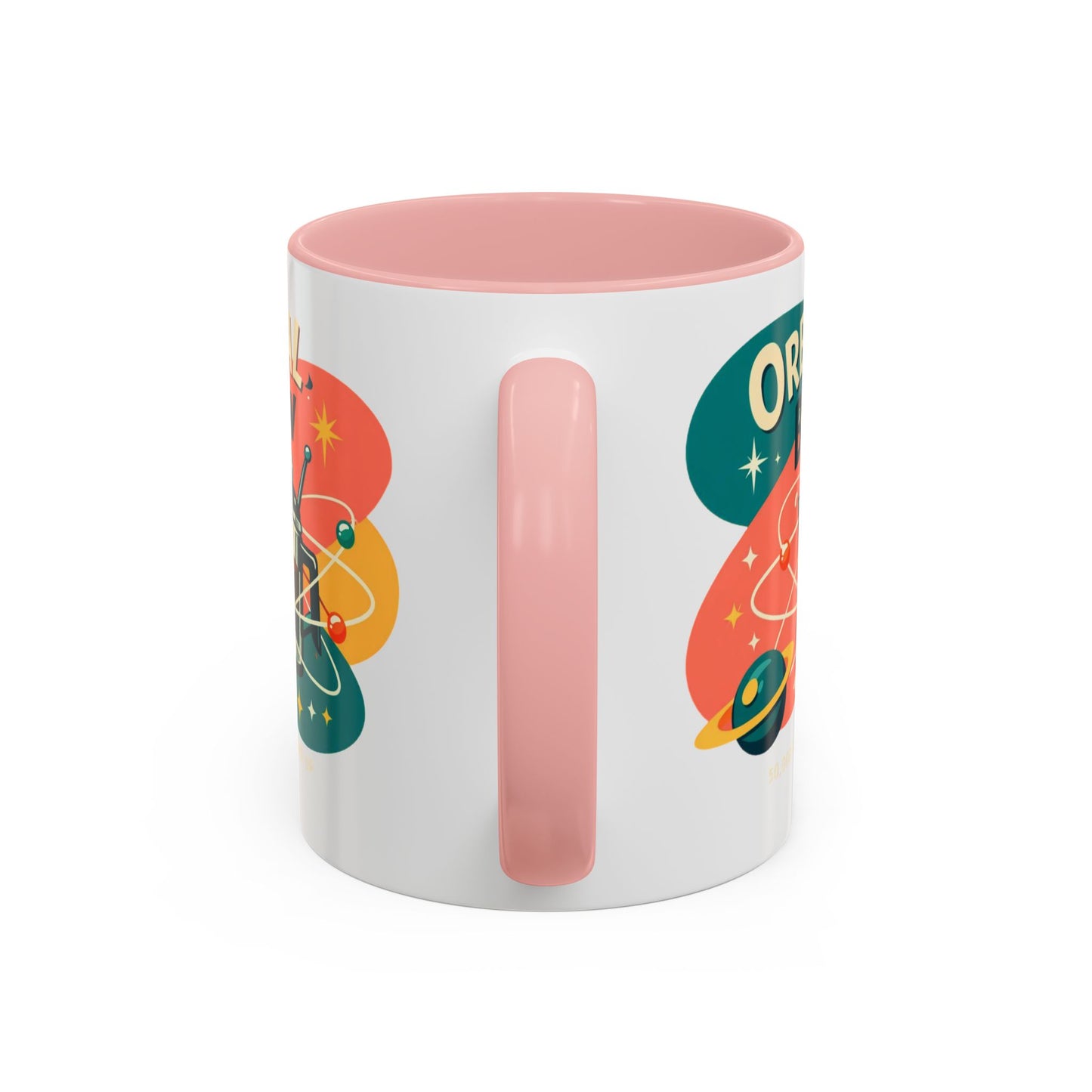 Orbital Brew Coffee Mug - Retro Space Coffee Pot Accent Mug (11/15oz)