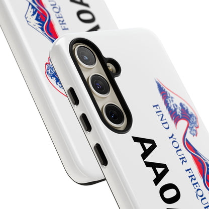 Phone Case — "Find Your Frequency" Graphic Protective Case (Custom Text Option)