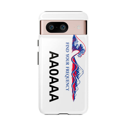 Phone Case — "Find Your Frequency" Graphic Protective Case (Custom Text Option)