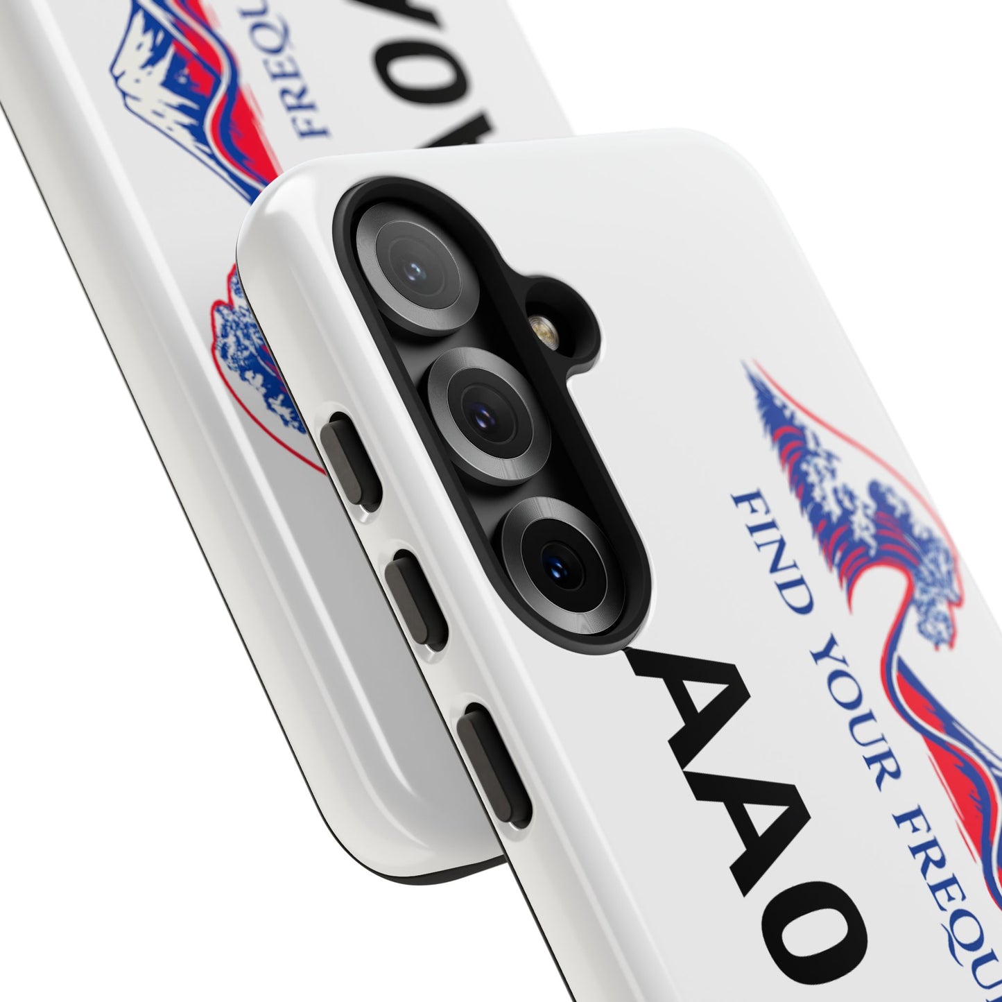 Phone Case — "Find Your Frequency" Graphic Protective Case (Custom Text Option)