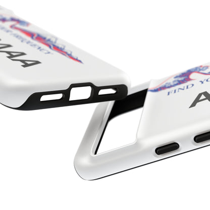 Phone Case — "Find Your Frequency" Graphic Protective Case (Custom Text Option)