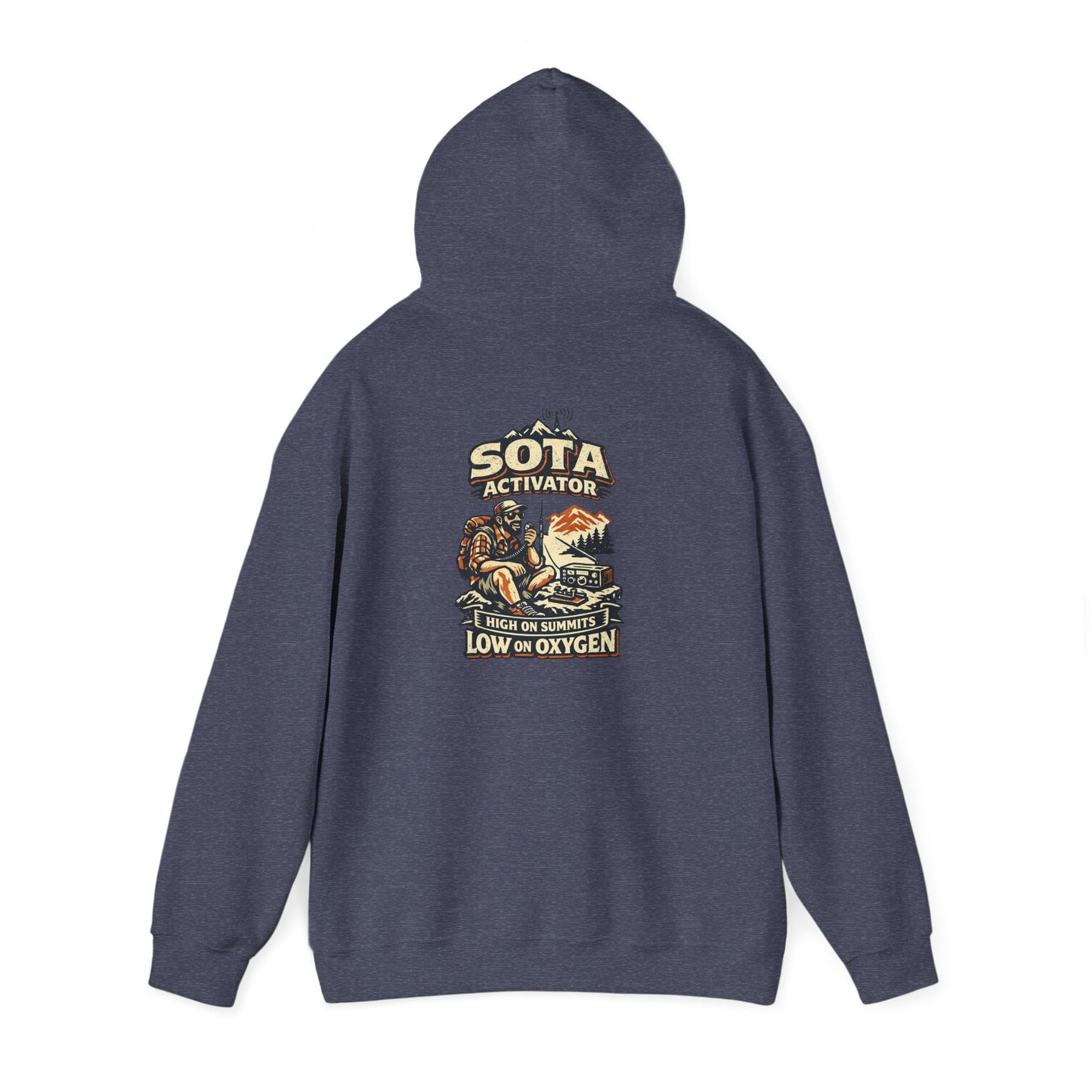Respect the Fist Hoodie — SOTA Activator Mountain Adventure Pullover