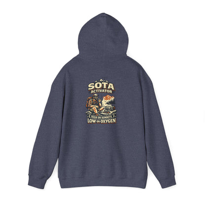Respect the Fist Hoodie — SOTA Activator Mountain Adventure Pullover