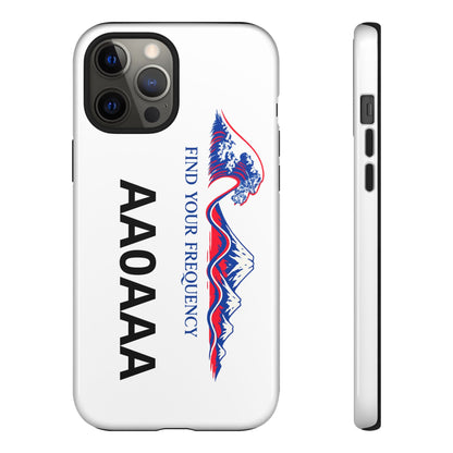 Phone Case — "Find Your Frequency" Graphic Protective Case (Custom Text Option)