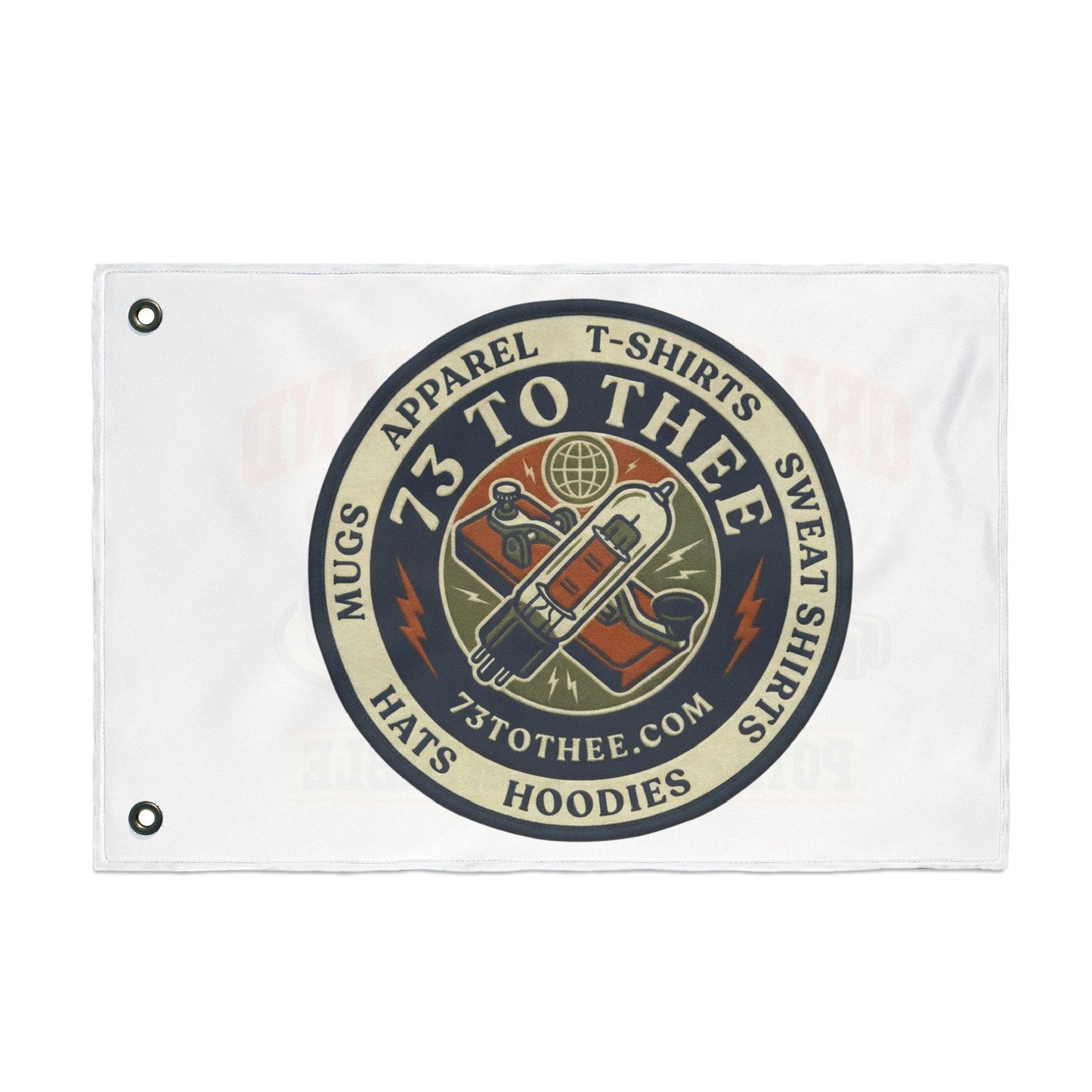 Your Design Double-Sided Flag – Ham Radio Banner