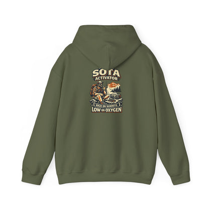 Respect the Fist Hoodie — SOTA Activator Mountain Adventure Pullover
