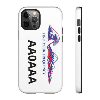 Phone Case — "Find Your Frequency" Graphic Protective Case (Custom Text Option)