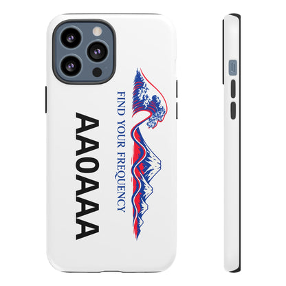 Phone Case — "Find Your Frequency" Graphic Protective Case (Custom Text Option)
