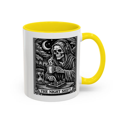 The Night Shift Ham Skull Coffee Mug — Gothic Accent 11/15oz