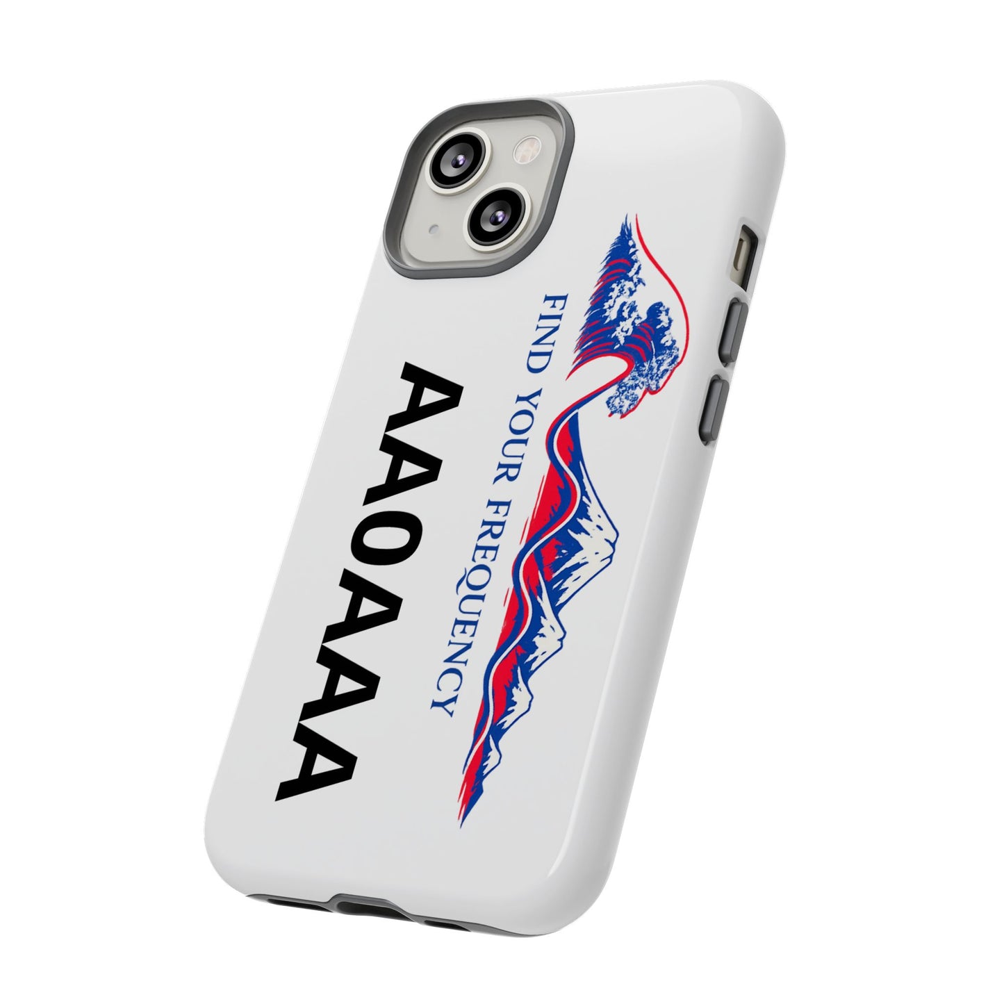 Phone Case — "Find Your Frequency" Graphic Protective Case (Custom Text Option)