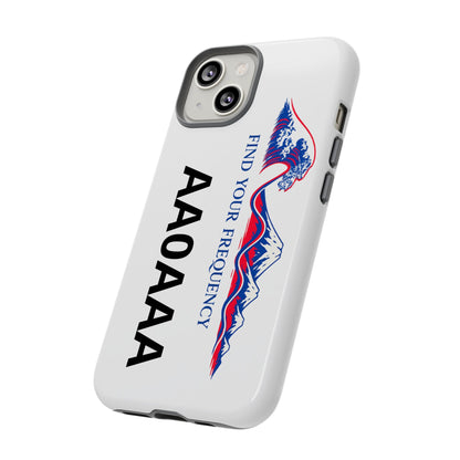 Phone Case — "Find Your Frequency" Graphic Protective Case (Custom Text Option)