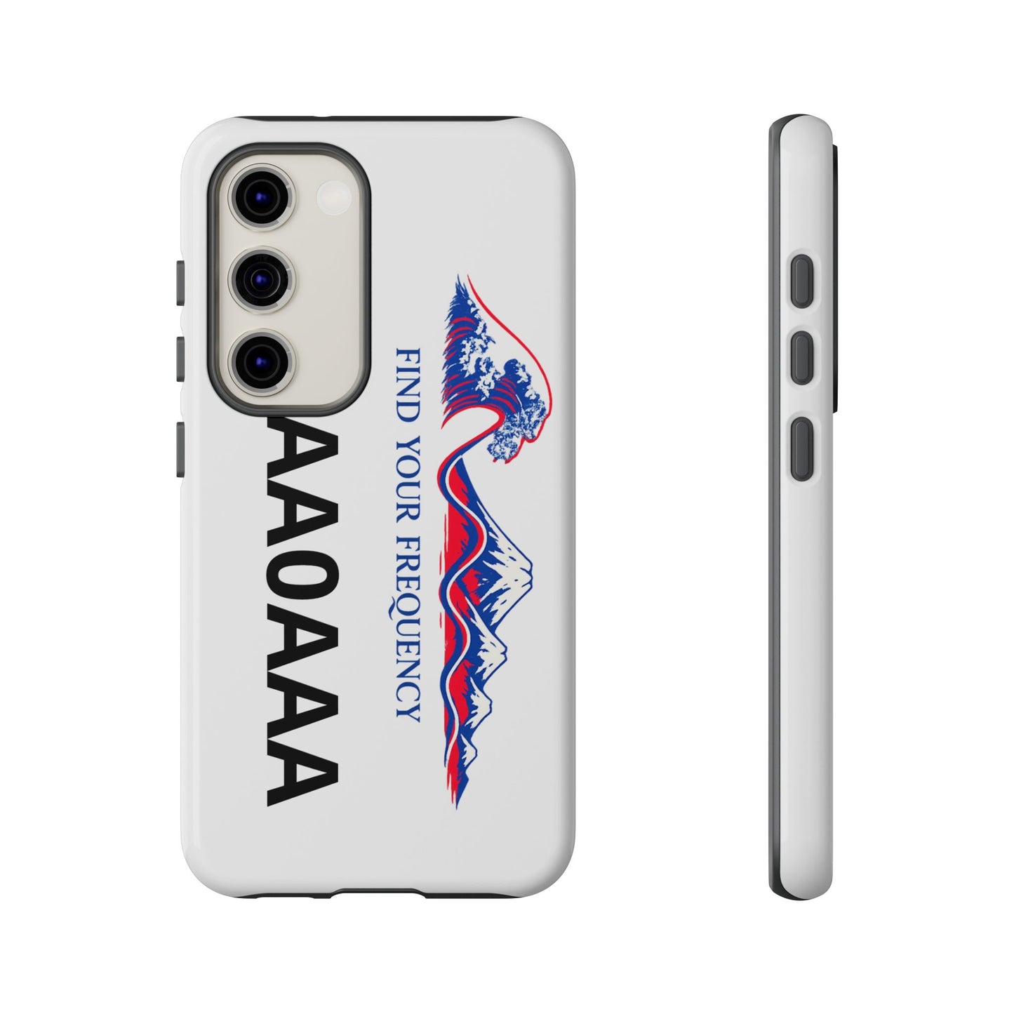 Phone Case — "Find Your Frequency" Graphic Protective Case (Custom Text Option)