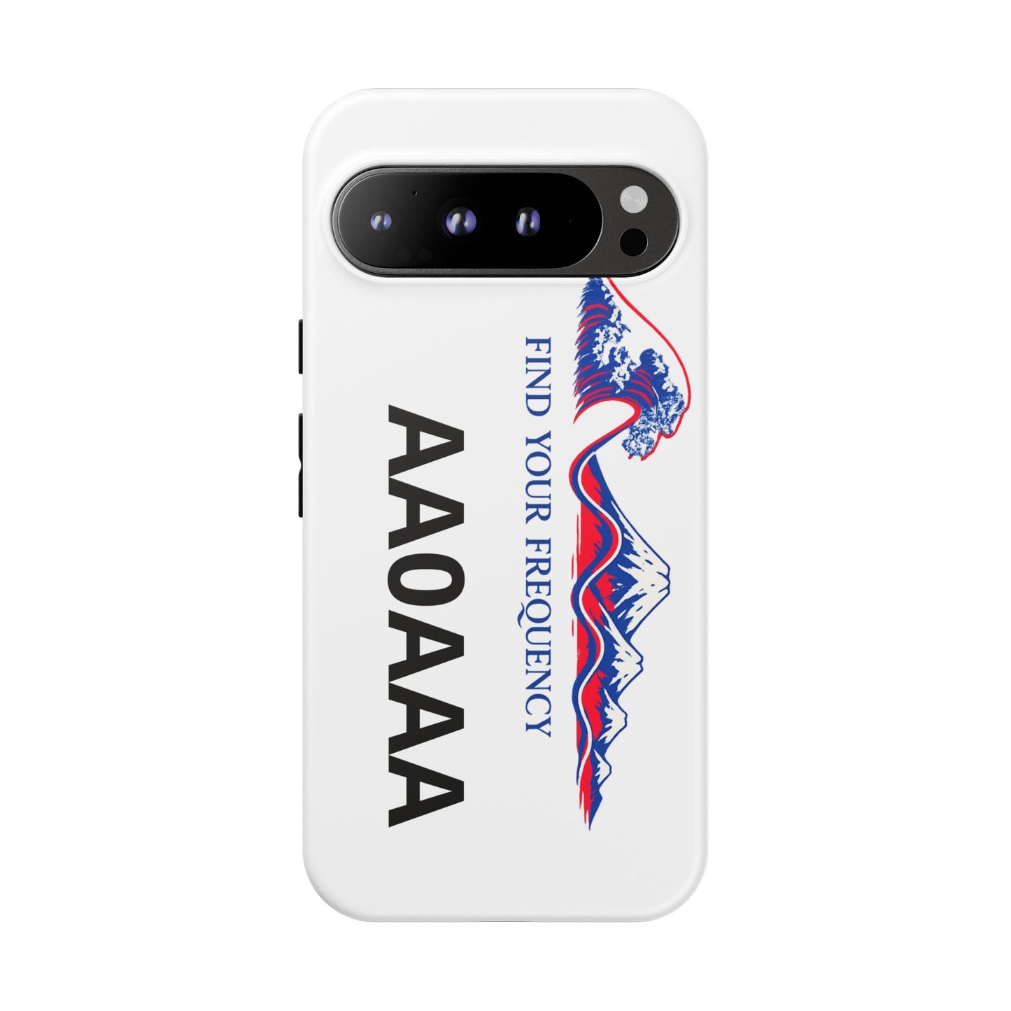 Phone Case — "Find Your Frequency" Graphic Protective Case (Custom Text Option)