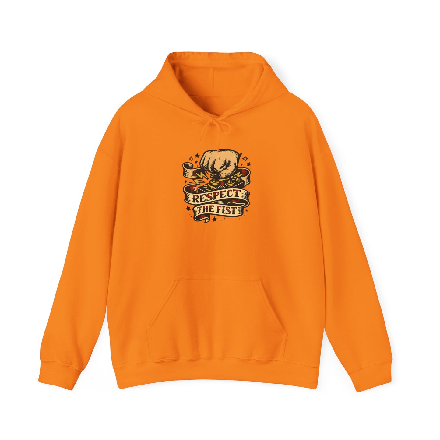 Respect the Fist Hoodie — SOTA Activator Mountain Adventure Pullover