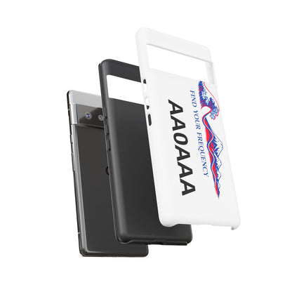 Phone Case — "Find Your Frequency" Graphic Protective Case (Custom Text Option)