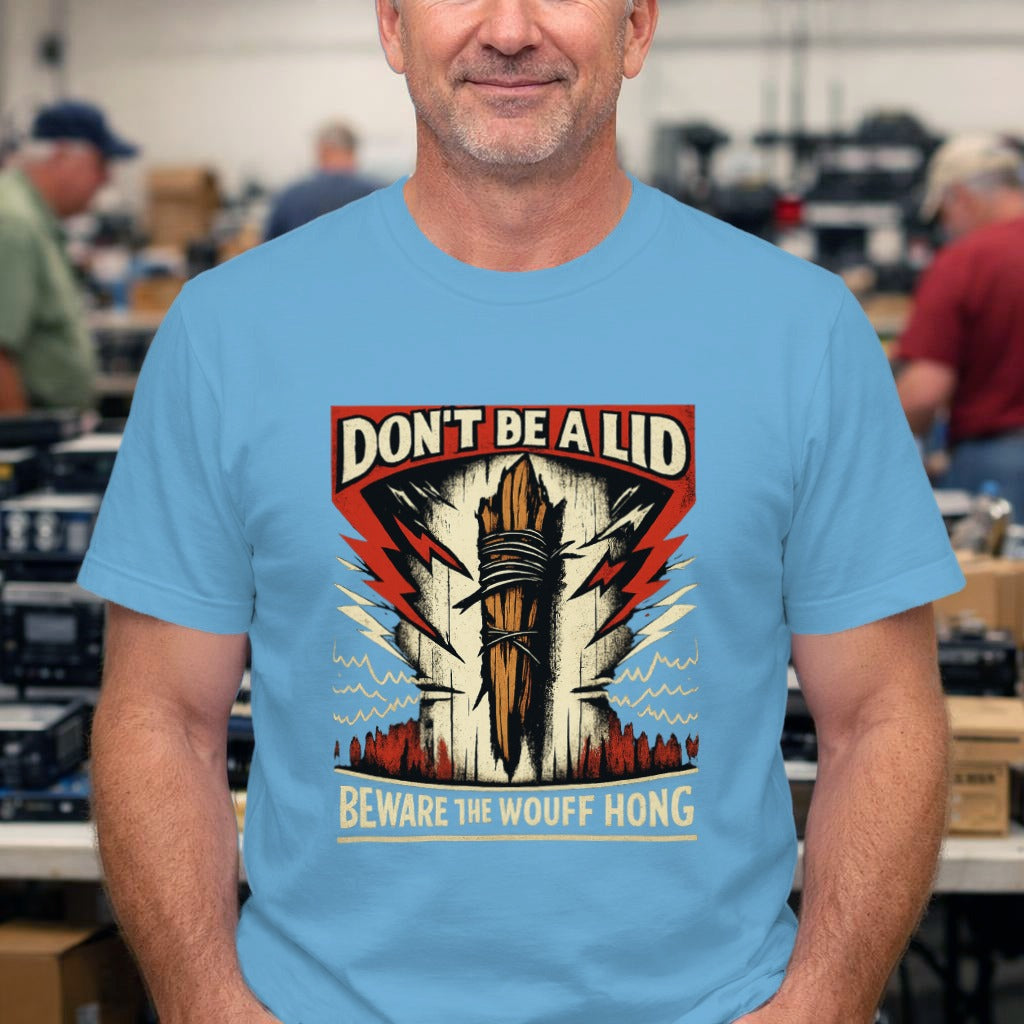 Don't Be a Lid T‑Shirt — Retro Surf Graphic Tee