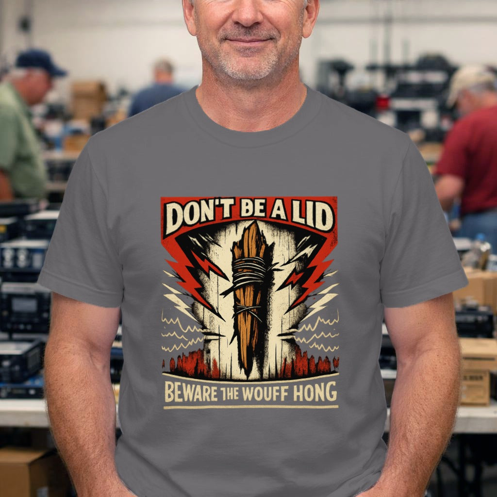 Don't Be a Lid T‑Shirt — Retro Surf Graphic Tee