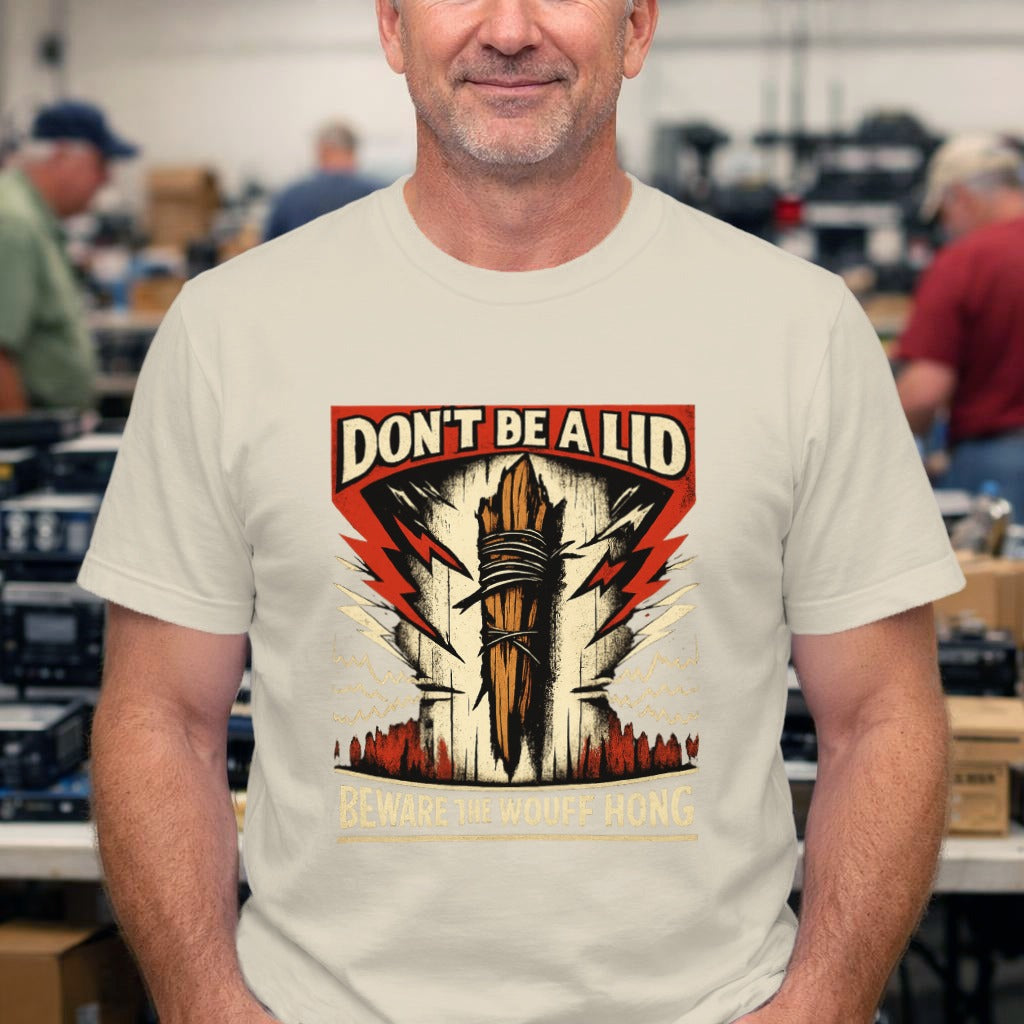 Don't Be a Lid T‑Shirt — Retro Surf Graphic Tee