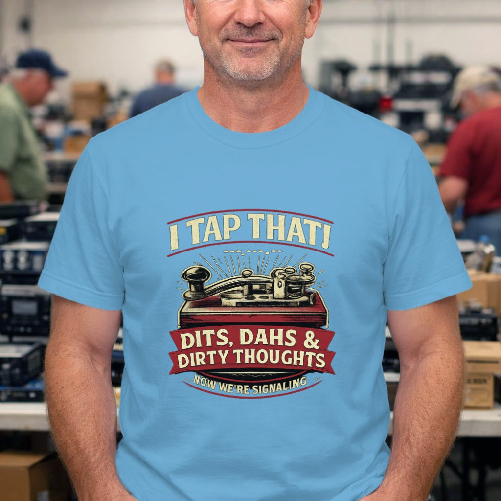 Morse Code Tapping T-Shirt