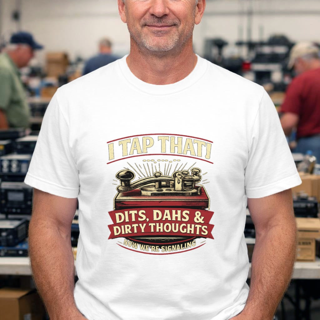 Morse Code Tapping T-Shirt